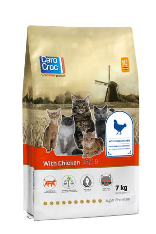 Caro-Cat Kip-rijst 7 kg