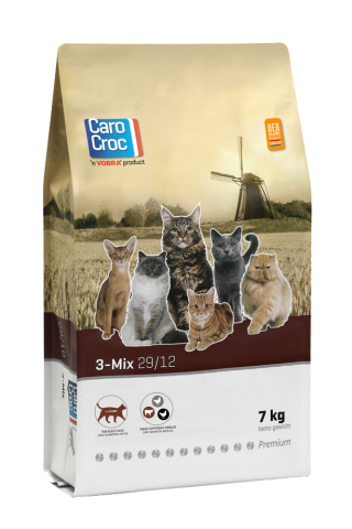 Caro-Cat Driemix 7 kg