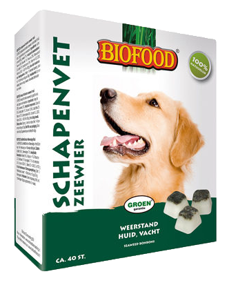 Snoep / snacks Biofood schapenvet zeewier 40st